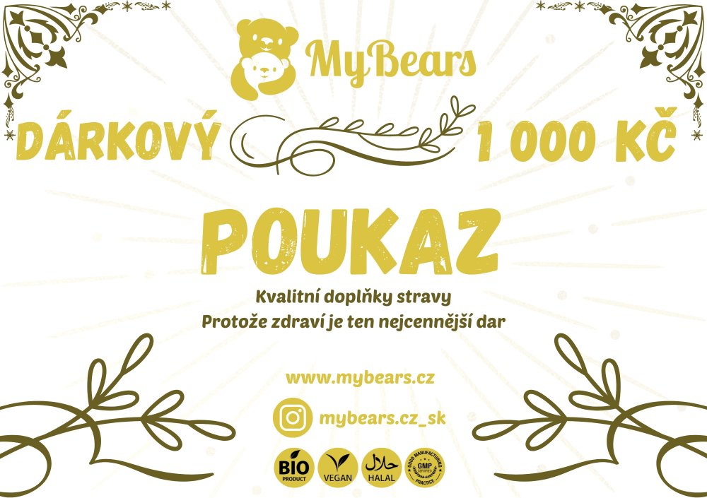 Dárkový poukaz 1 000 Kč