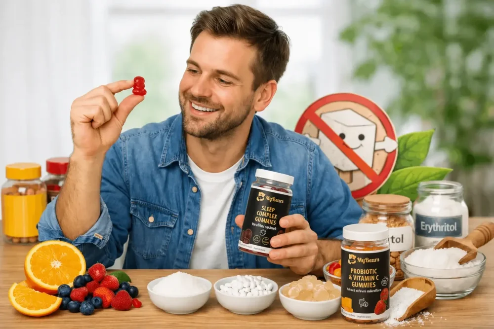 Bezcukrové gummies jako alternativa ke klasickým sladkostem