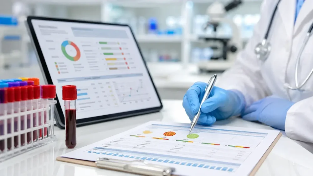 Laboratórne vyšetrenie celkového cholesterolu, LDL, HDL a triglyceridov z krvnej vzorky