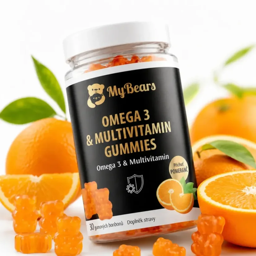 Gumoví medvídci Omega 3 & Multivitamín