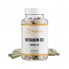 Vitamín D3 2000 IU - 60 kapslí
