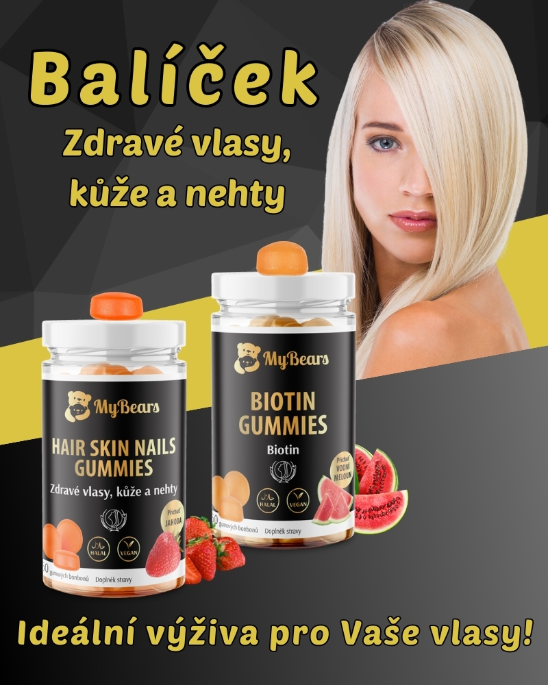Balíček zdravé vlasy, kůže a nehty