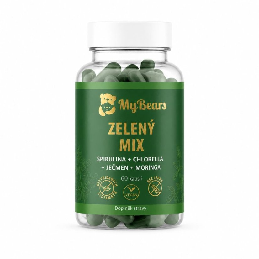 Zelený mix 450 mg - supergreens