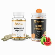 Balíček Zdravé vlasy, kůže a nehty - veganské kapsle & gumoví medvídci