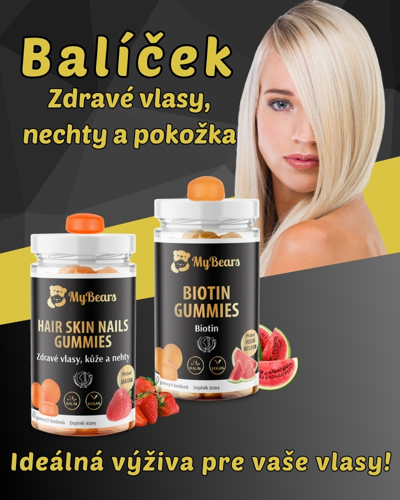 Balíček zdravé vlasy, nechty a pokožka