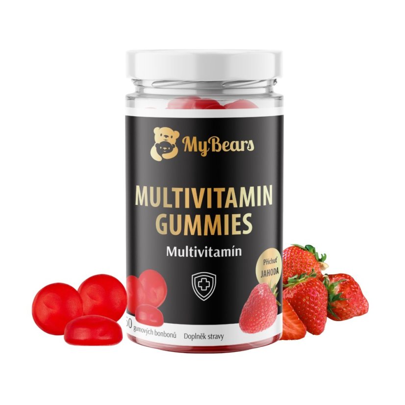 MyBears Gumoví medvídci Multivitamín s devíti vitamíny a jódem