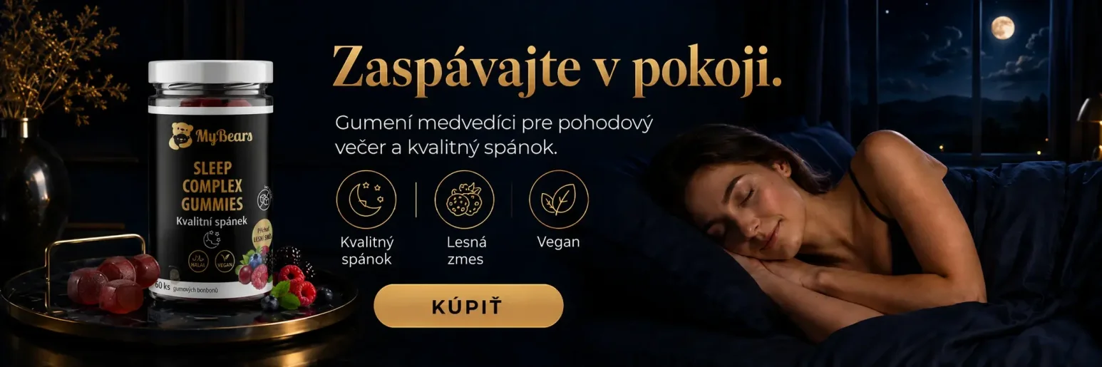 Gumené medvedíky Kvalitný spánok
