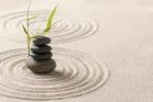 Zen kamene v piesku – kategória relaxácie a spánok