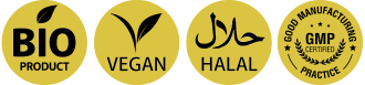 Bio & Vegan & Halal & GMP
