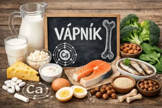 Vápník: účinky, nedostatek, zdroje v potravinách a jak ho doplňovat