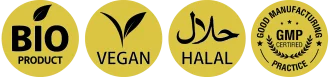 Bio & Vegan & Halal & GMP