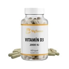 Vegánske kapsule MyBears s vitamínom D3 pre imunitu