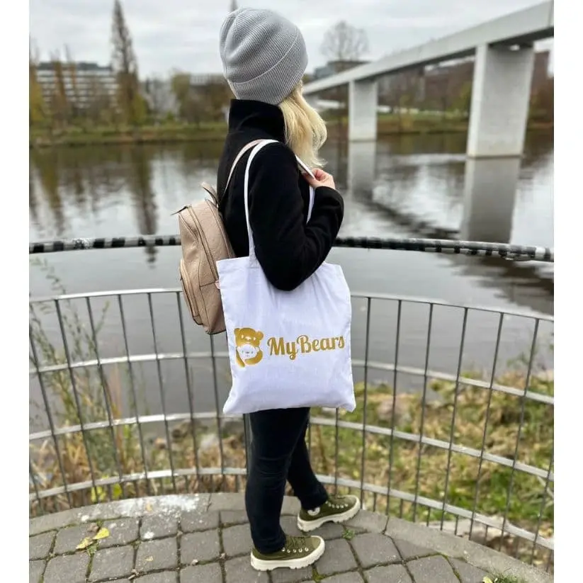 Bavlněná taška - BearBag - Barva: Klasická bílá