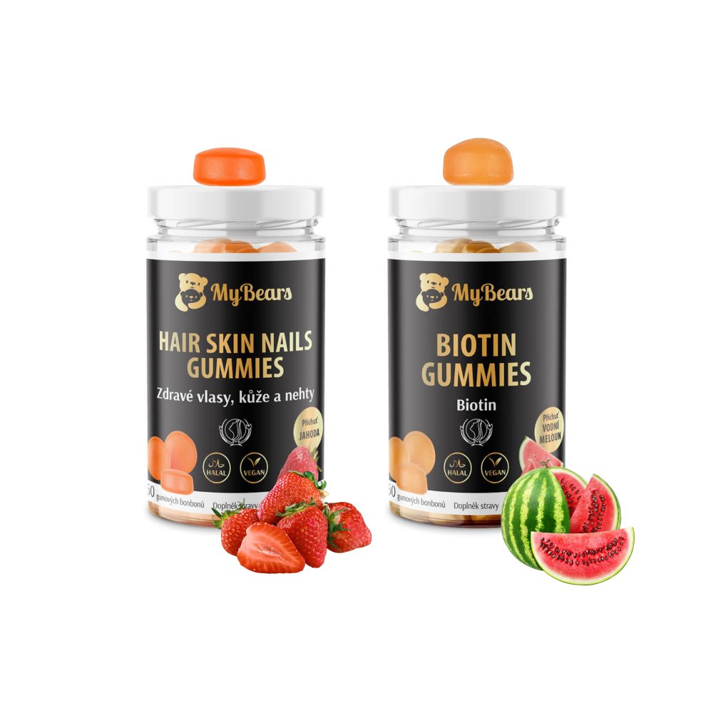 MyBears balíček Zdravé vlasy, kůže a nehty