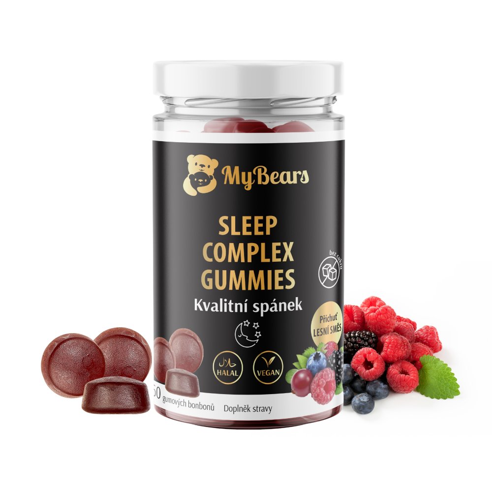 MyBears gumoví medvídci Kvalitní spánek 60ks