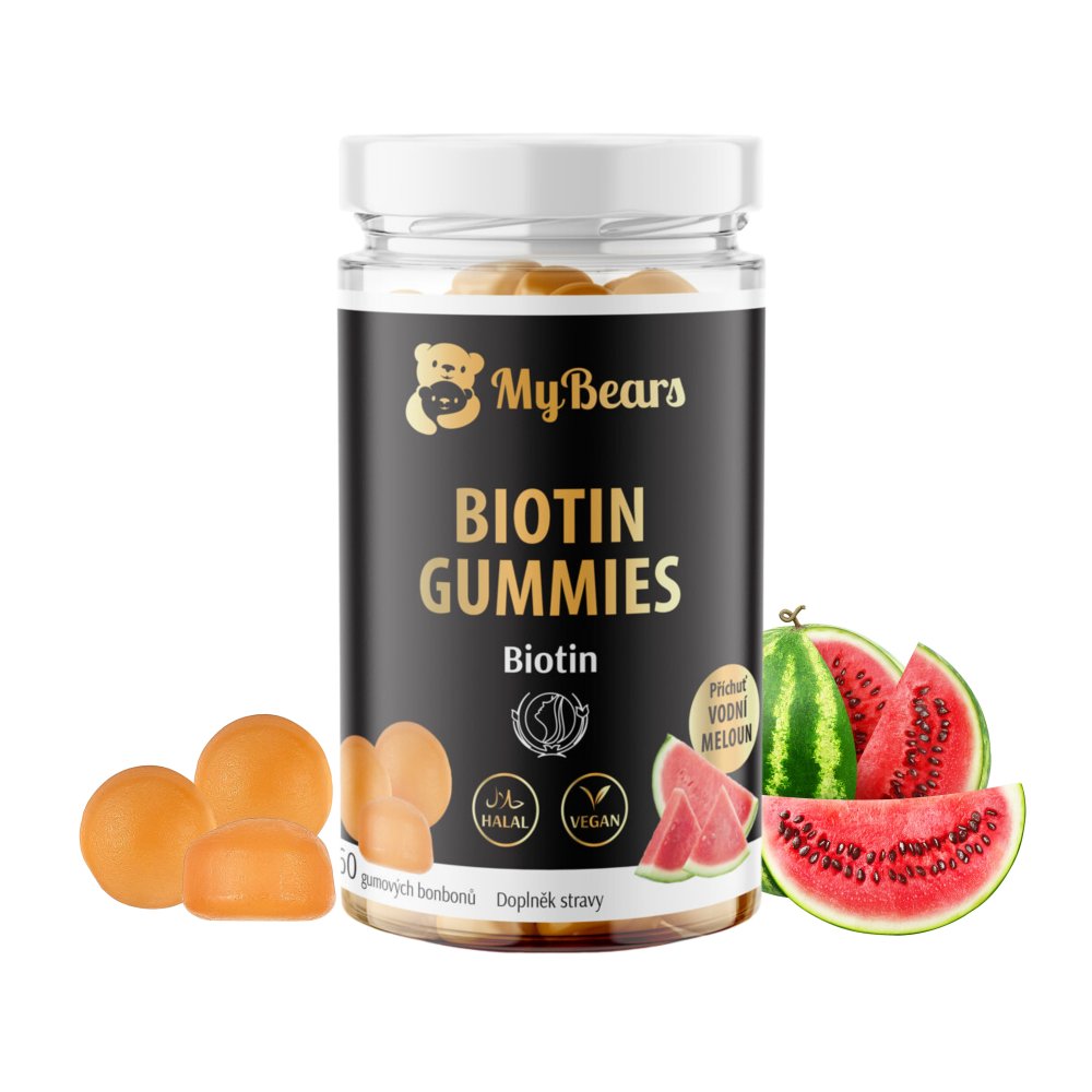 MyBears gumoví medvídci s biotinem 60ks