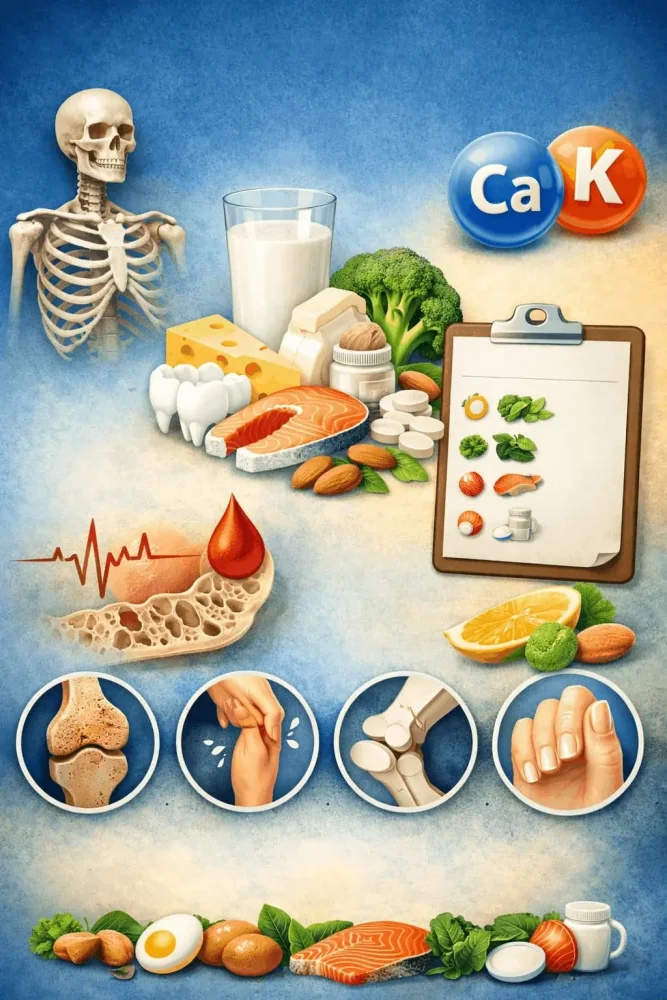 Prínos vápnika pre kosti, svaly, nervy a ďalšie dôležité funkcie v tele