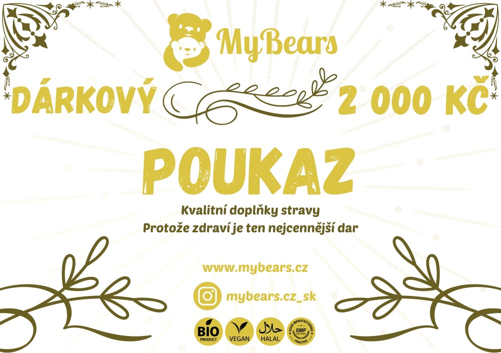 Dárkový poukaz 2 000 Kč